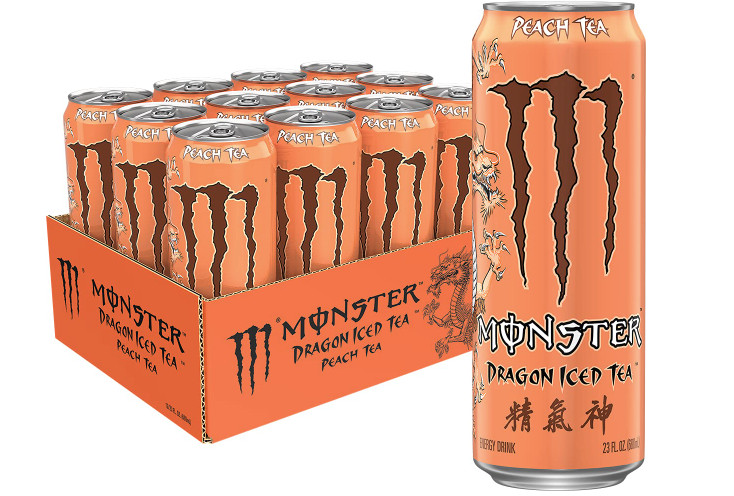 史低好价【折后$13.19 Prime包邮】Monster Energy 蜜桃茶味能量饮料