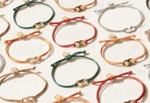 折后$50/两条, 或$30/条包邮 收Tory Burch环扣开运手链