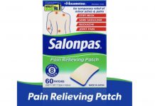 【折后$7.75 Prime包邮】沙隆巴斯Salonpas止疼膏药贴 60片