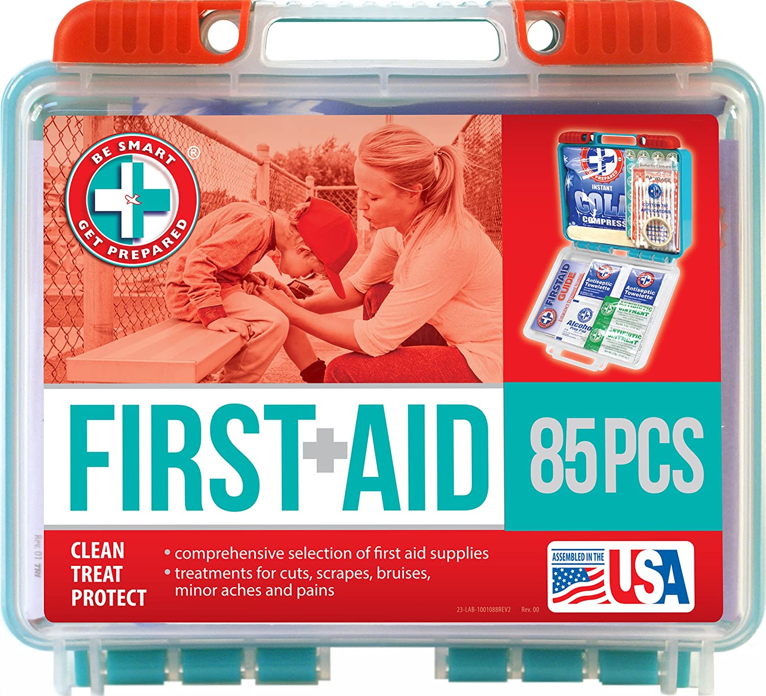 折后$6.29 Prime包邮】First+Aid Kit 急救箱85件套| 剁手