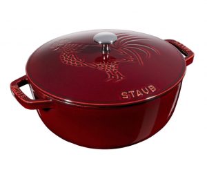 2.5折！【折后$110 包邮】STAUB 珐琅铸铁锅3.75Qt 微瑕| 剁手