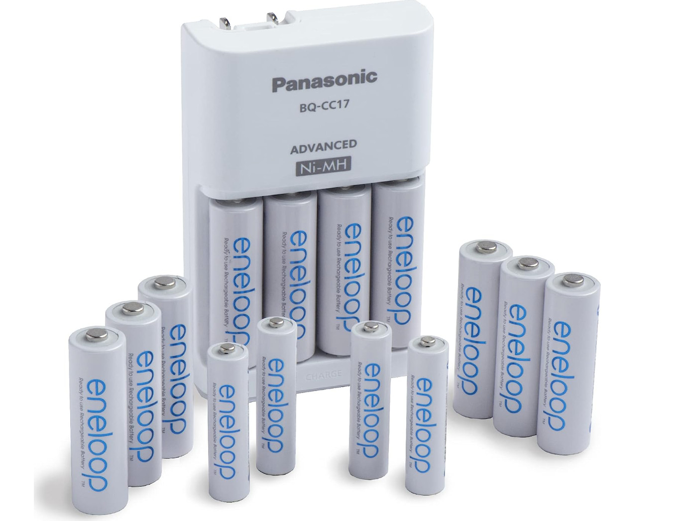 折后$35.4 包邮】Panasonic 充电电池10节五号+4节七号+充电器套装| 剁手