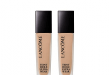 买一送一!【折后$53】妈生好皮!Lancome清透雾面感 24小时持妆粉底液×2瓶