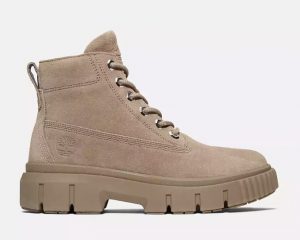 史低价!【折后$59.99 包邮】Timberland 女士Greyfield 皮革高帮靴| 剁手