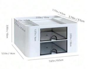 折后$1.86 包邮】带抽屉小型办公文具收纳柜| 剁手