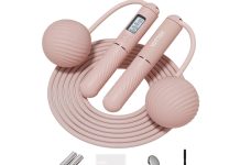 【折后$4.99 Prime包邮】专利设计健身跳绳 粉色