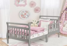 【折后$52.96 包邮】Dream On Me 儿童木质床