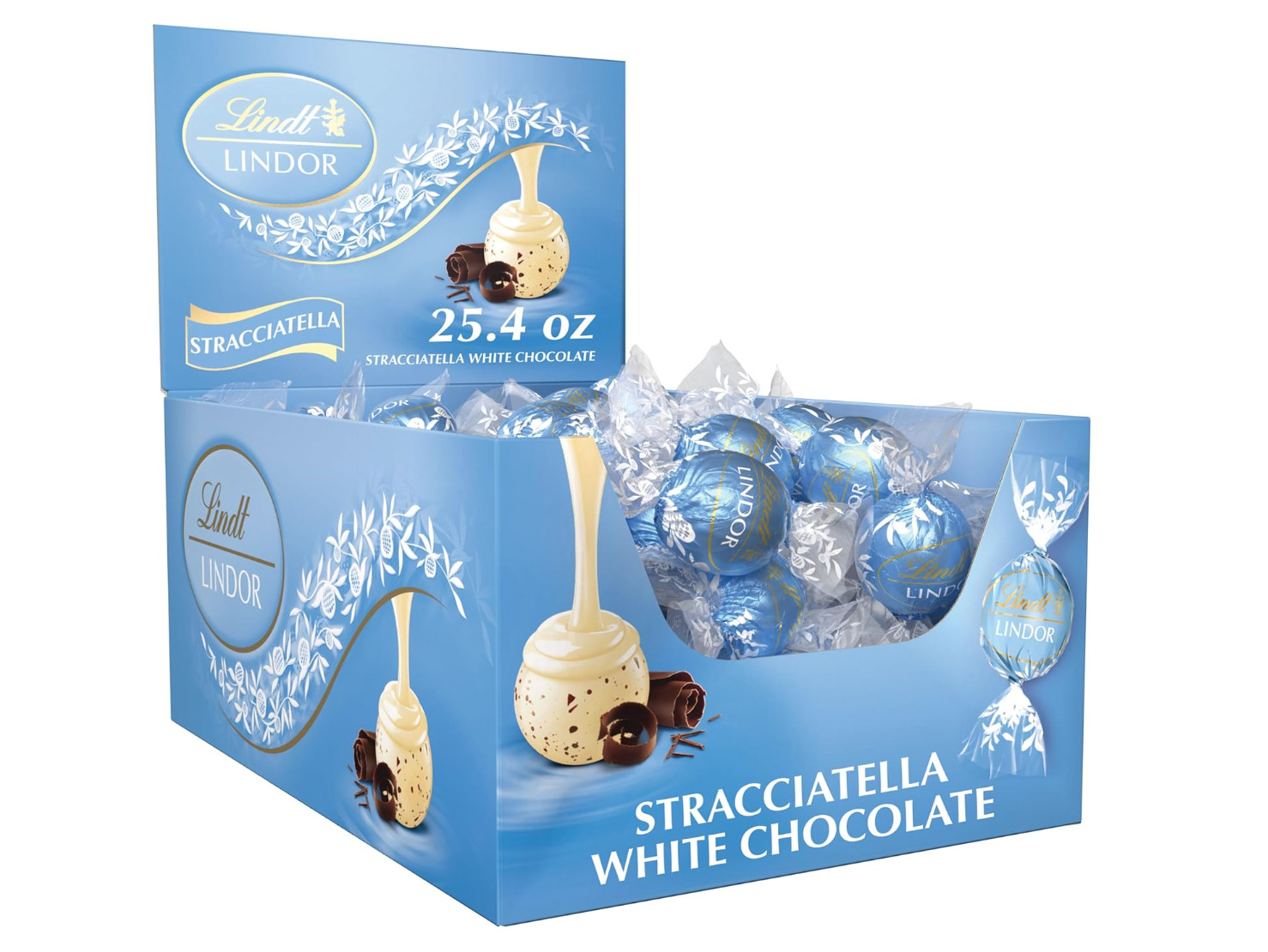 【折后$16.86 Prime包邮】Lindt 白巧可可碎白巧克力松露球 60粒 | 剁手