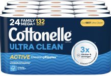【折后$23.44 Prime包邮】Cottonelle 质地强韧卫生纸 24大卷!