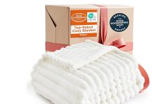 【折后$8.09 Prime包邮】Bedsure超柔软法兰绒毯 50×60