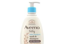 【折后$3.4 Prime包邮】Aveeno Baby 宝宝洗发沐浴二合一 12OZ!
