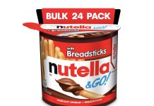 便宜!【折后$14.61 Prime包邮】Nutella & Go 巧克力榛子酱和面包棒 24盒!