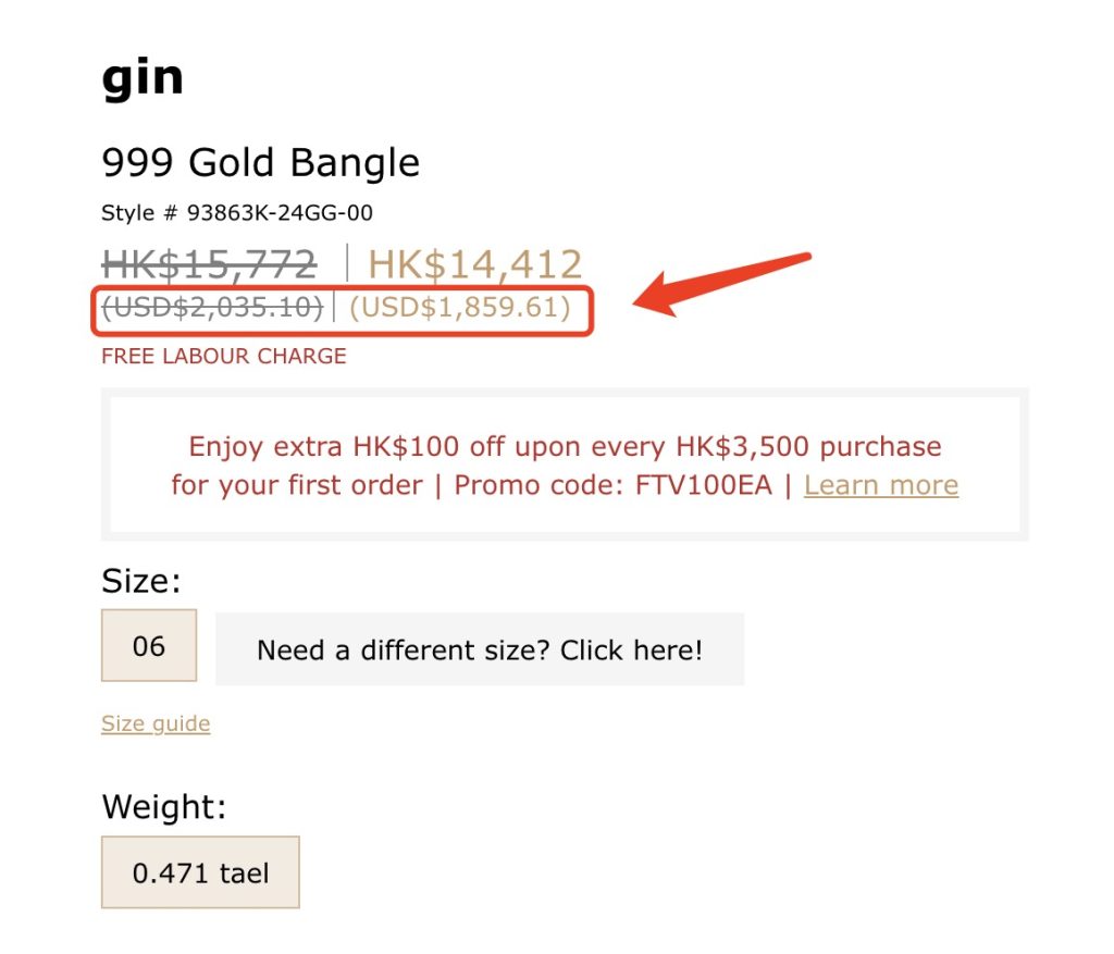 今天截止🔚Chow Sang Sang周生生官网闪购！低至5折+免邮啦！喜欢金饰的快来| 剁手