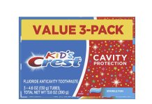 【折后$4.22 Prime包邮】Crest Kid’s 儿童防蛀牙膏 4.6OZ*3支