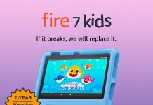 【折后$54.99 包邮】Amazon Fire 7 最新款儿童版平板电脑 3色选