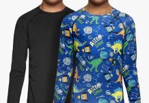 【折后$3.96 Prime包邮】男大童保暖长袖抓绒内衬打底衫两件装 16-20岁