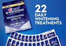 【折后$34.99 Prime包邮】Crest 3D 美白牙贴套组 22次用量