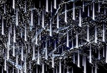 【折后$6.94 Prime包邮】太阳能户外流星雨 冰柱灯串