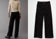 清仓好价!【折后$17.98】American Eagle女士灯芯绒阔腿裤