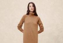 【折后$11.98】Banana Republic 高领毛衣裙