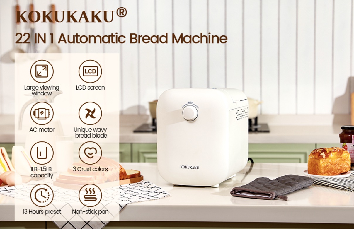 折后$74 包邮】22 合1 全自动面包机| 剁手