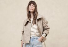 【折后$6.98】Banana Republic 女士条纹长袖!