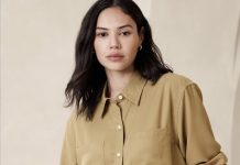 【折后$9.48】Banana Republic 女士长袖衬衣!