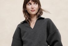 【折后$10.48】Banana Republic 女士带口袋卫衣!