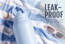 【折后$17.07 Prime包邮】Ello Hydra 超大容量不锈钢保温壶 64oz