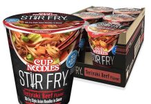 4分钟速享美味! 【折后$5.62 Prime包邮】Nissin Cup Noodles Teriyaki 牛肉炒面6杯