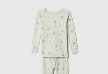 0-5岁!【折后$5.08 Prime包邮】GAP 儿童100%有机棉睡衣套装!