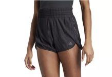 【折后$16】Adidas Pacer 时尚女款罗纹运动短裤