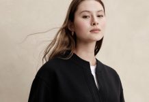 【折后$7.48】Banana Republic 女士 Scuba 开领卫衣!