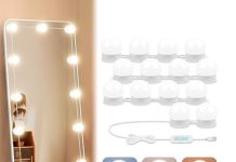 【折后$12.99 Prime包邮】LED化妆镜可调光灯泡 14颗装!