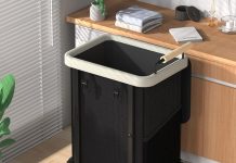 【折后$24.49 Prime包邮】大容量带轮洗衣篮/脏衣篓 150L
