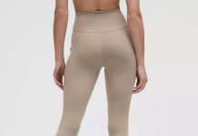 【折后$59 包邮】Lululemon Fast and Free口袋版高腰瑜伽裤 25寸