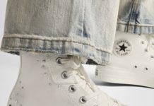 【折后$22.48 包邮】Converse Chuck Taylor 带铆钉厚底帆布鞋!