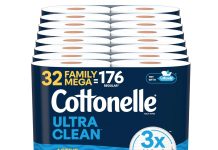 【折后$22.61 Prime包邮】Cottonelle 强韧柔软卫生纸 32大卷