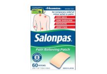 【折后$5.56 Prime包邮】Salonpas 止痛舒缓贴 60片装