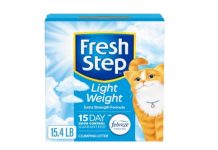 两种折扣一起拿!【折后$6.66 Prime包邮】Fresh Step 轻质结团除味猫砂 15.4磅