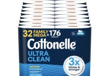 【折后$22.61 Prime包邮】Cottonelle 强韧柔软卫生纸 32大卷!