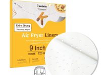 【折后$4.19 Prime包邮】9寸 空气炸锅/蒸笼 垫纸120张