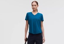 干净清爽必入款!【折后低至$34 包邮】Lululemon Love V-Neck百搭T恤 短袖/长袖都有
