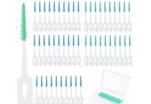 【折后$3.49 Prime包邮】硅胶牙缝刷 200支