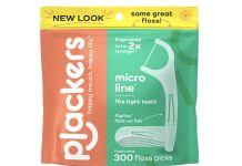 【折后$5.51 Prime包邮】Plackers 带牙签牙线棒 300支!