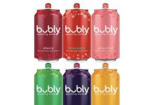 【折后$9.88 Prime包邮】Bubly 混合水果味气泡水 18瓶