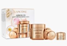 送5件套价值$110! 【折后$330 包邮】Lancôme兰蔻菁纯柔润面霜双瓶补充礼盒装