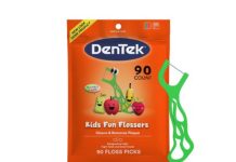 史低【折后$1.47 Prime包邮】DenTek 儿童趣味牙线棒 90支装