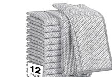 【折后$4.99 Prime包邮】多用途钢丝清洁布 12条