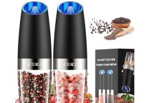 【折后$9.99 Prime包邮】锈钢自动盐/胡椒研磨器